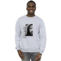 Star Wars Men Obi-Wan Kenobi Jedi SciFi Collage Sweatshirt in Grey | Size: X-Large