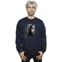 Star Wars Men Obi-Wan Kenobi Jedi SciFi Collage Sweatshirt in Navy | Size: Medium