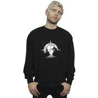 Star Wars Men Obi-Wan Kenobi Saber Silhouette Fight Sweatshirt in Black | Size: 2X-large