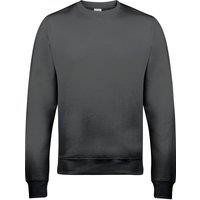 AWDis Just Hoods Crew Neck Plain Sweatshirt (280 GSM) in Charcoal | Size: 4X-Large