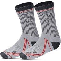 Northwest Territory Men COOLWALK Mens Socks in Grey | Size: 6-8