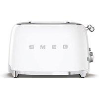 Smeg TSF03 Retro 4-Slice Toaster in White