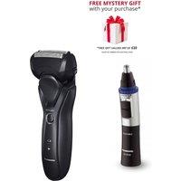 Panasonic Men ES-RT37 + ER-GN30 Shaver Facial & Hair Trimmer Set in Black
