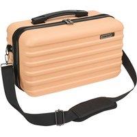Cabin Max Anode Underseat Cabin Suitcase With Shoulder Strap 40x20x25 in Peach