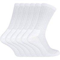 Sock Snob Men Bamboo Cotton Low Cut Trainer Socks in White | Size: 4-7