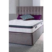 The Shire Bed Company Mode 2000 Count Pocket Sprung Tufted Mattress in White | Size: Super King