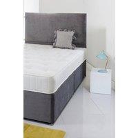 The Shire Bed Company White Classic Cotton Hypoallergenic Support Tufted Ortho | Size: Super King