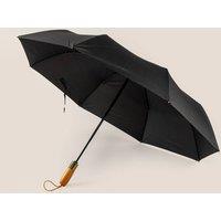 Oswin Hyde Men Ian Handcrafted Umbrella in Black