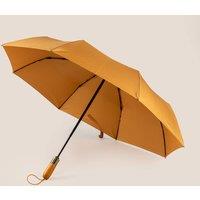 Oswin Hyde Men Ian Handcrafted Umbrella in Light Sand