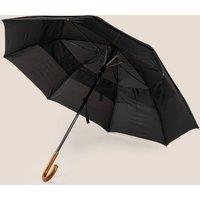 Oswin Hyde Men Justin Handcrafted Umbrella in Black