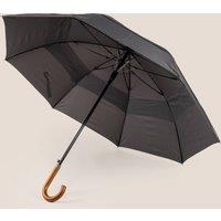 Oswin Hyde Men Justin Handcrafted Umbrella in Mid Grey