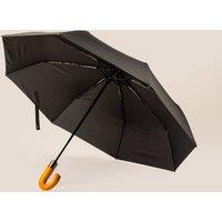 Oswin Hyde Men Jasper Handcrafted Umbrella in Black