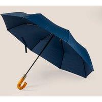 Oswin Hyde Men Jasper Handcrafted Umbrella in Dark Blue