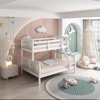 KOSY KOALA Bunk Bed Kids White 3ft Single Pine Wooden Children Bedroom Furniture