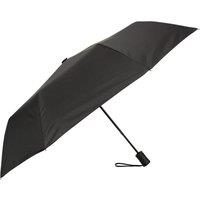 Mountain Warehouse Men Mini Automatic Umbrella Waterproof Foldable Travel Rain Gear in Black