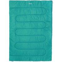Mountain Warehouse Basecamp 200 Double Sleeping Bag Insulated Camping Outdoor in Teal