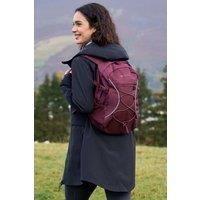 Mountain Warehouse Men Bolt 18L Backpack Rucksack Padded Straps Multi Pocket Day Bag in Burgundy