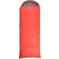 Mountain Warehouse Summit 250 Square Sleeping Bag Insulated Two Way Zip Camp Bed in Burnt Orange