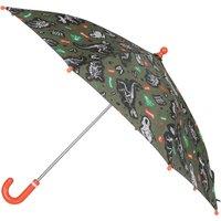 Mountain Warehouse Colourful Printed Polyester Sun Umbrella in Dark Green
