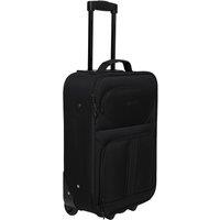 Mountain Warehouse 'Mountain Essentials' Travelling Polyester Hand Luggage in Jet Black