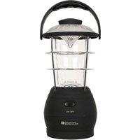Mountain Warehouse Water Resistant Weatherproof 12 Ultra Bright LED Bulb Wind Up Lantern in Jet Black