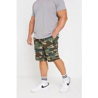 BadRhino Men Camo Cargo Shorts in Dark Green | Size: 42R