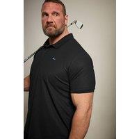 BadRhino Men Golf Polo Shirt in Black | Size: X-Large