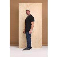 BadRhino Men Men's Tipped Short Sleeve Polo Shirt in Black | Size: X-Large