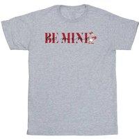 Disney Men Valentine Be Mine Daisy Duck T-Shirt in Grey | Size: 2X-large