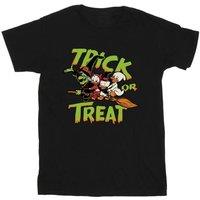 Disney Men Trick Or Treat Cotton T-Shirt in Black | Size: Small