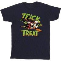 Disney Men Trick Or Treat Cotton T-Shirt in Navy | Size: X-Large
