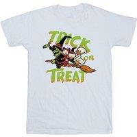 Disney Men Trick Or Treat Cotton T-Shirt in White | Size: 5X-Large