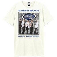 Amplified Men Everybody Backstreet T-Shirt in White | Size: Medium