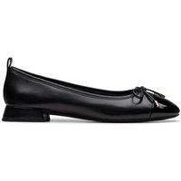 Clarks Women Ubree 15 Poppy Black Combination Leather Ballet Pumps | Size: 6.5-Standard Fit