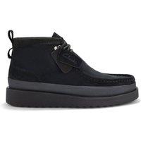 Clarks Men Wallabee FTR2 Hi Black Suede Lace Up,Wallabee,Ankle Boots | Size: 9.5-Standard Fit