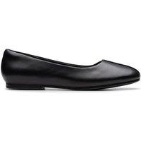 Clarks Women Livia Lily Black Leather Pumps | Size: 7-Standard Fit
