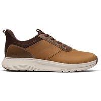 Clarks Men Motion Trek LX Dark Tan Leather Lace Up,Trainers in Brown | Size: 8-Standard Fit