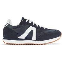 Clarks Women Calo Run Navy Combination Trainers in Blue | Size: 3-Standard Fit