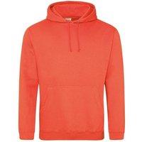 AWDis Men College Hoodie in Coral | Size: X-Small