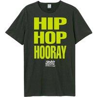 Amplified Men Hip Hop Hooray Naughty By Nature T-Shirt in Charcoal | Size: Small
