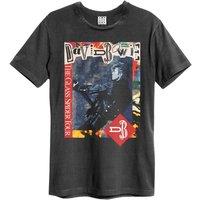 Amplified Men Glass Spider Tour David Bowie T-Shirt in Charcoal | Size: large