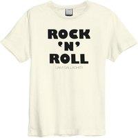 Amplified Men Rock N Roll Liam Gallagher Vintage T-Shirt in White | Size: 2X-large