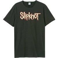 Amplified Men Dont Judge Slipknot T-Shirt in Charcoal | Size: X-Small
