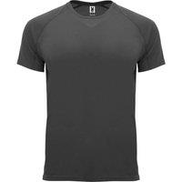 ROLY Men Bahrain Short-Sleeved Sports T-Shirt in Jet Black | Size: Medium