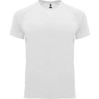 ROLY Men Bahrain Short-Sleeved Sports T-Shirt in White | Size: 2X-large