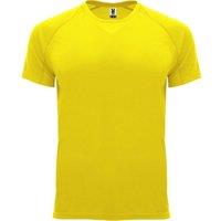 ROLY Men Bahrain Short-Sleeved Sports T-Shirt in Yellow | Size: X-Large