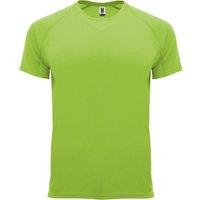 ROLY Men Bahrain Short-Sleeved Sports T-Shirt in Lime | Size: Medium
