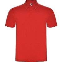 ROLY Men Austral Short-Sleeved Polo Shirt in Red | Size: Small