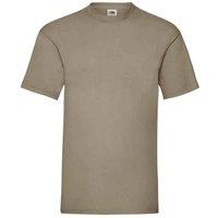Fruit of the Loom Men Valueweight T-Shirt in Khaki | Size: 3X-Large