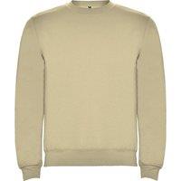 ROLY Men Clasica Crew Neck Sweatshirt in Light Sand | Size: 3X-Large